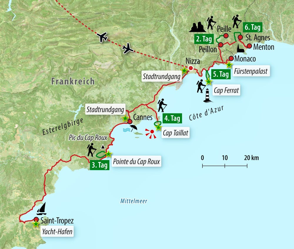 Ihre Reiseroute – © Eberhardt TRAVEL