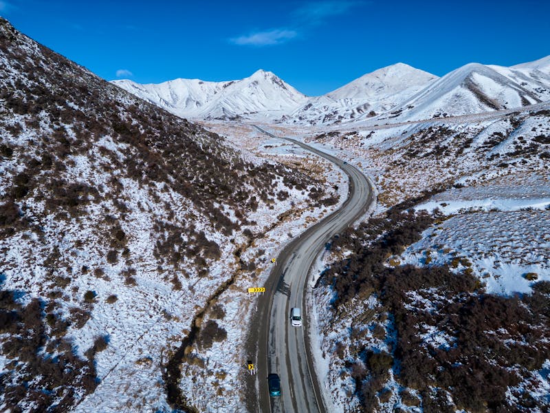 Lindis Pass  in Neuseeland - &copy;(c) 2023 Didier Marti - stock.adobe.com