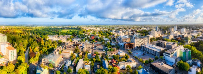 Panorama von Christchurch in Neuseeland - &copy;Taras vyshnya outlook com Taras Vyshnya   C  2022