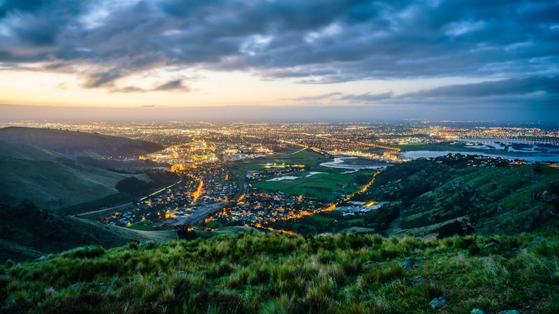 Panorama Blick auf Christchurch in Neuseeland - &copy;Igor Kondler/Wirestock Creators - stock.adobe.com