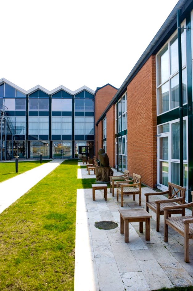 Montra Skaga Hotel in Hirtshals, Dänemark - Hotel von außen &nbsp;&ndash;&nbsp;&copy;&nbsp;Montra Skaga Hotel