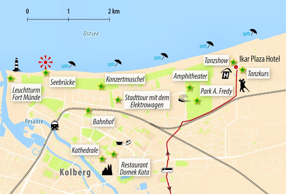 Ihre Reiseroute &ndash; &copy; Eberhardt TRAVEL