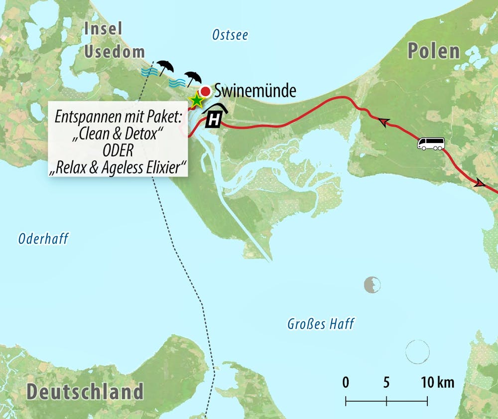 Ihre Reiseroute &ndash; &copy; Eberhardt TRAVEL