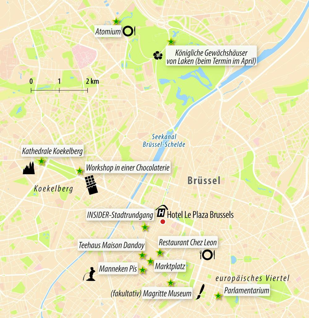 Ihre Reiseroute &ndash; &copy; Eberhardt TRAVEL