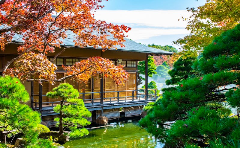 Japanischen Garten in Sakaiminato, Japan - &copy;Nina - stock.adobe.com