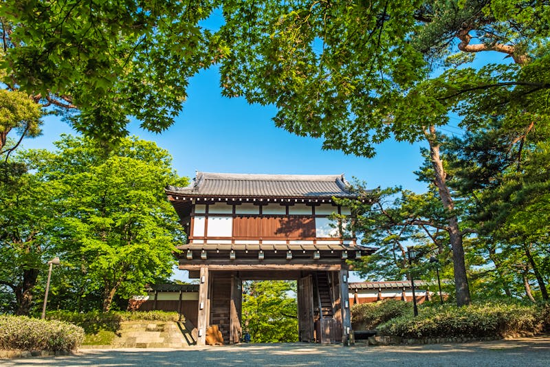 Haupteingang zum Senshu Park in Akita - &copy;Do not use without permission from David Parker