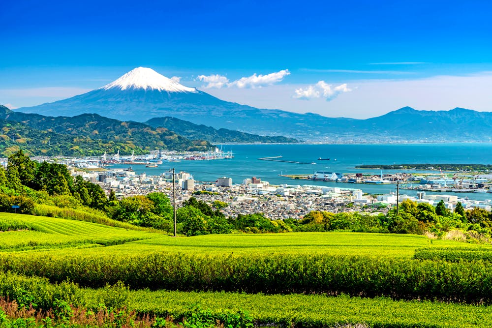 Shimizu und Mount Fuji in Japan &ndash; &copy; jpimage - stock.adobe.com