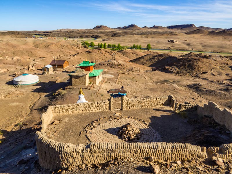 Kloster Ongi in der Wüste Gobi, Mongolei - &copy;Stock Photos 2000 - stock.adobe.com