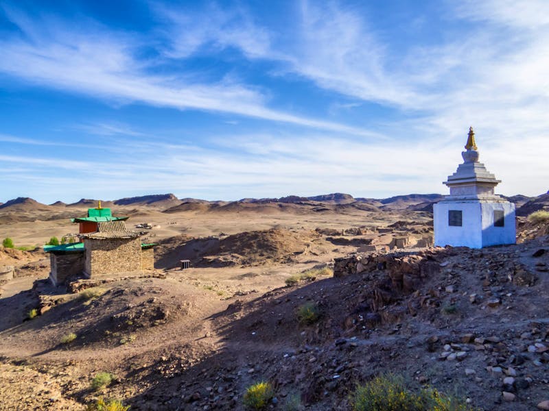 Kloster Ongi in der Wüste Gobi, Mongolei - &copy;Stock Photos 2000 - stock.adobe.com