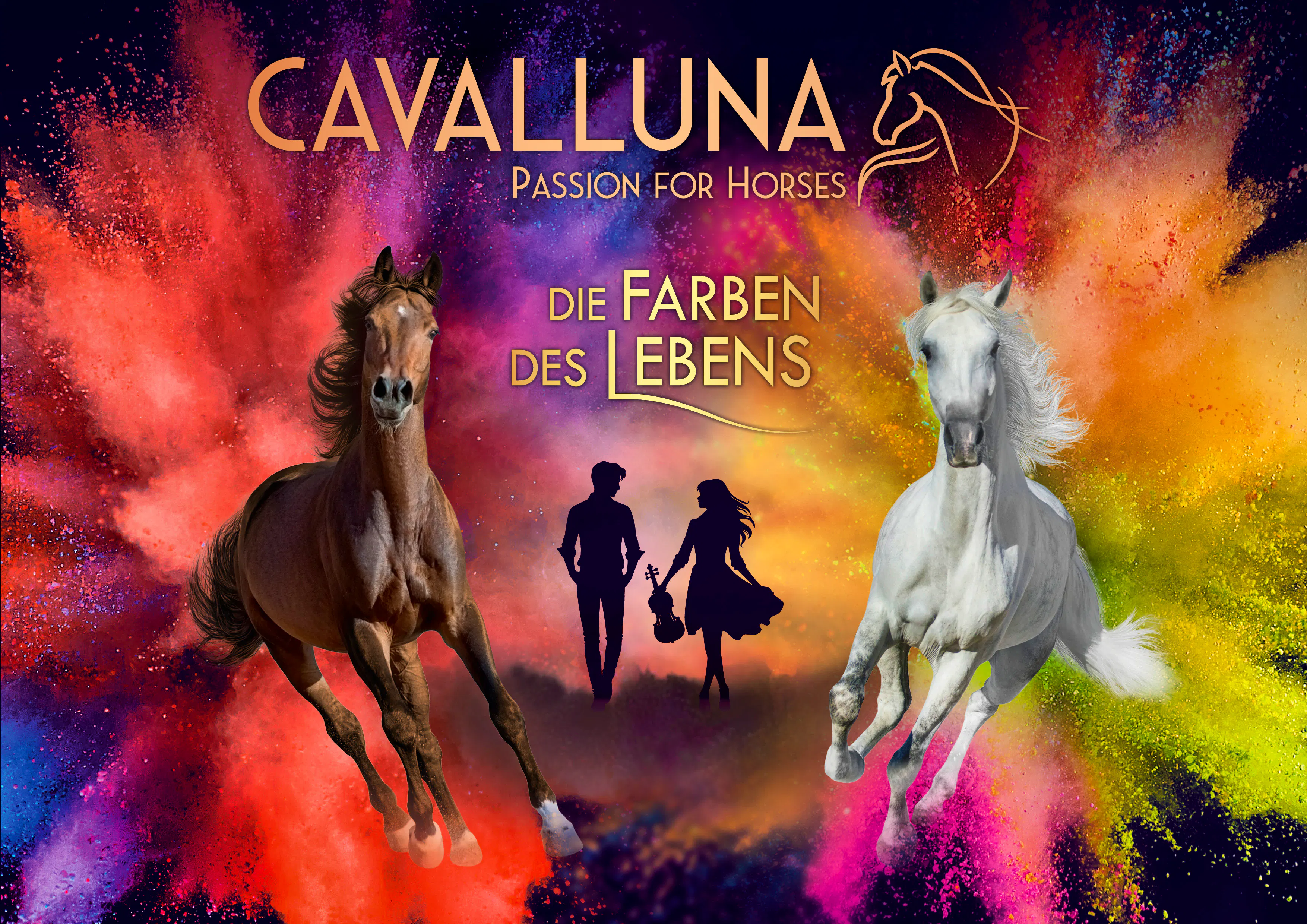 CAVALLUNA Die Farben des Lebens Artwork quer &ndash; &copy; CAVALUNA