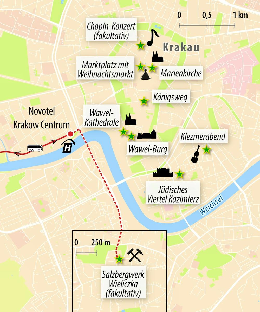 Ihre Reiseroute &ndash; &copy; Eberhardt TRAVEL