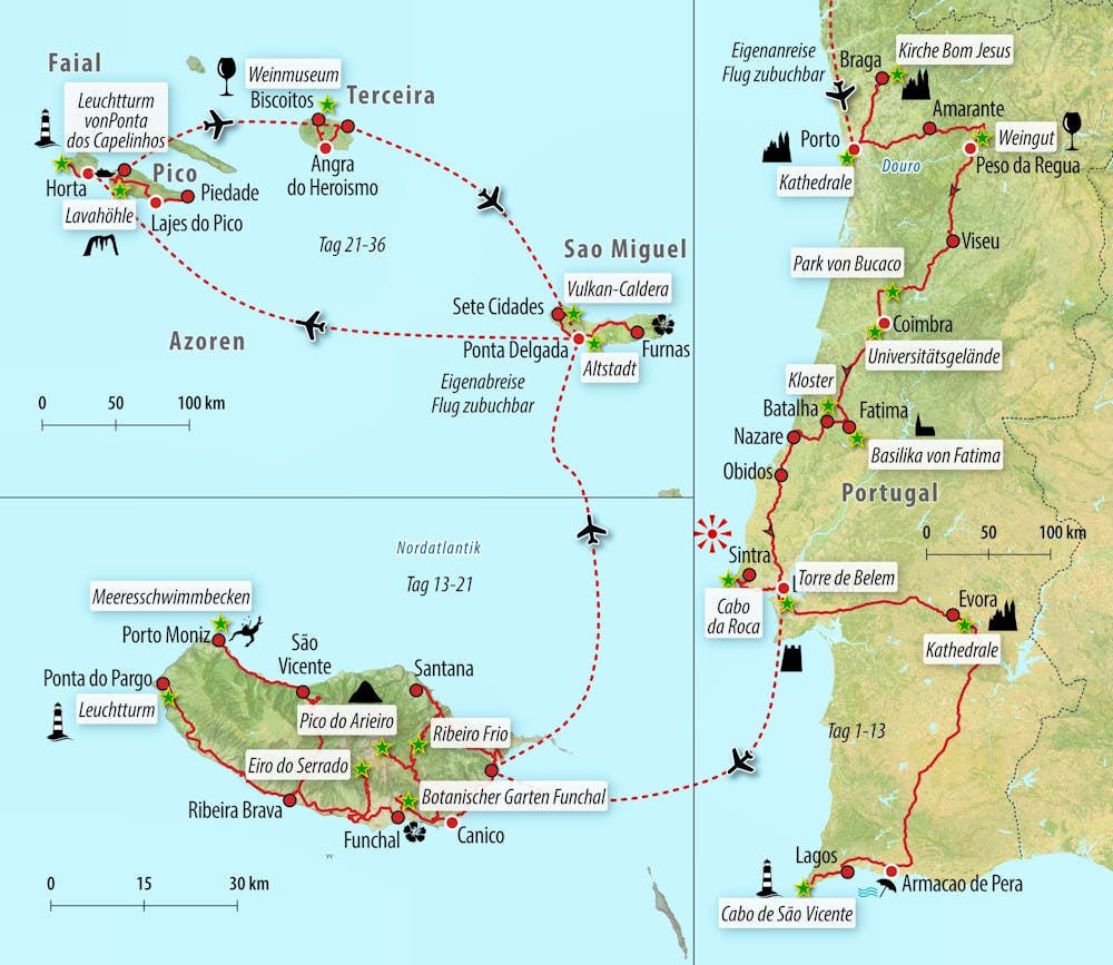 Ihre Reiseroute &ndash; &copy; Eberhardt TRAVEL