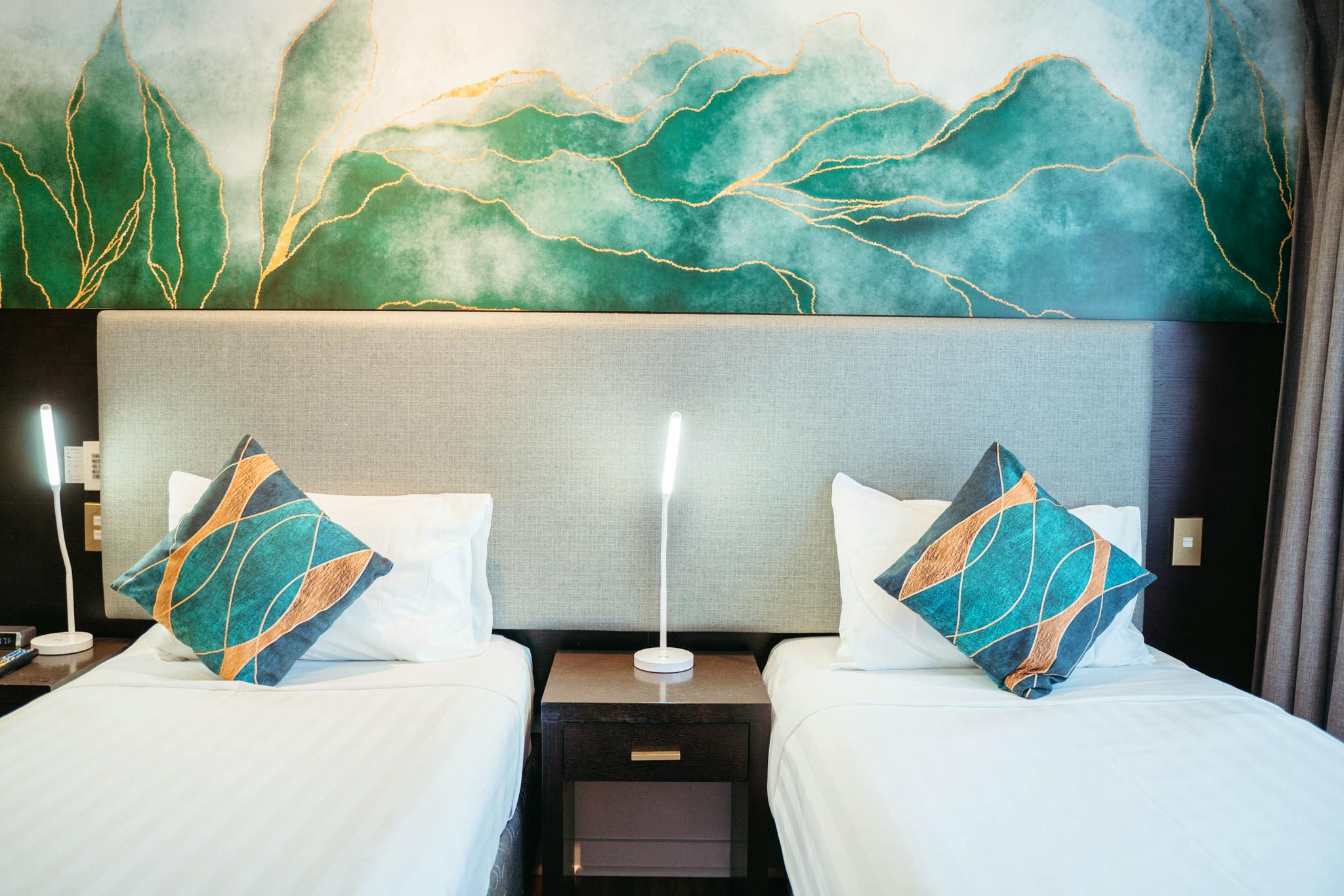 Auckland City Hotel in Auckland, Neuseeland - Standard Doppelzimmer mit zwei Einzelbetten &nbsp;&ndash;&nbsp;&copy;&nbsp;Auckland City Hotel