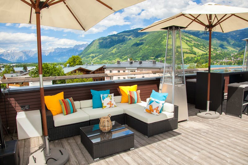 Dachterrasse im Hotel Heitzmann &ndash; &copy;PriTours