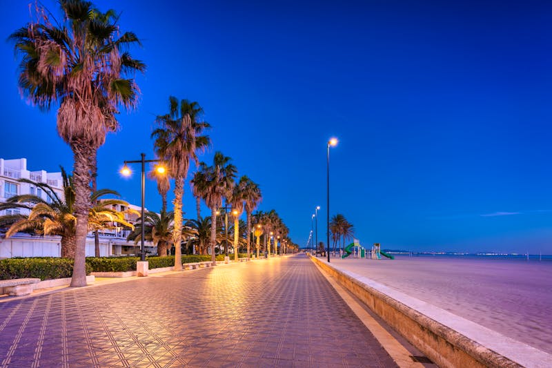 La Playa de las Arenas in Valencia, Spanien - Promenade - &copy;Patryk Kosmider - stock.adobe.com