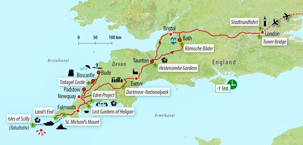 Ihre Reiseroute &ndash; &copy; Eberhardt TRAVEL