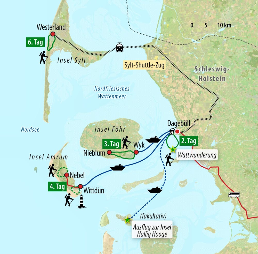 Ihre Reiseroute &ndash; &copy; Eberhardt TRAVEL