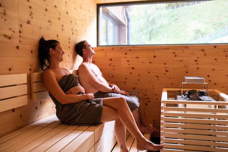 Sauna mit Gartenblick im Hotel Stadt Wien &ndash; &copy;makeART OG