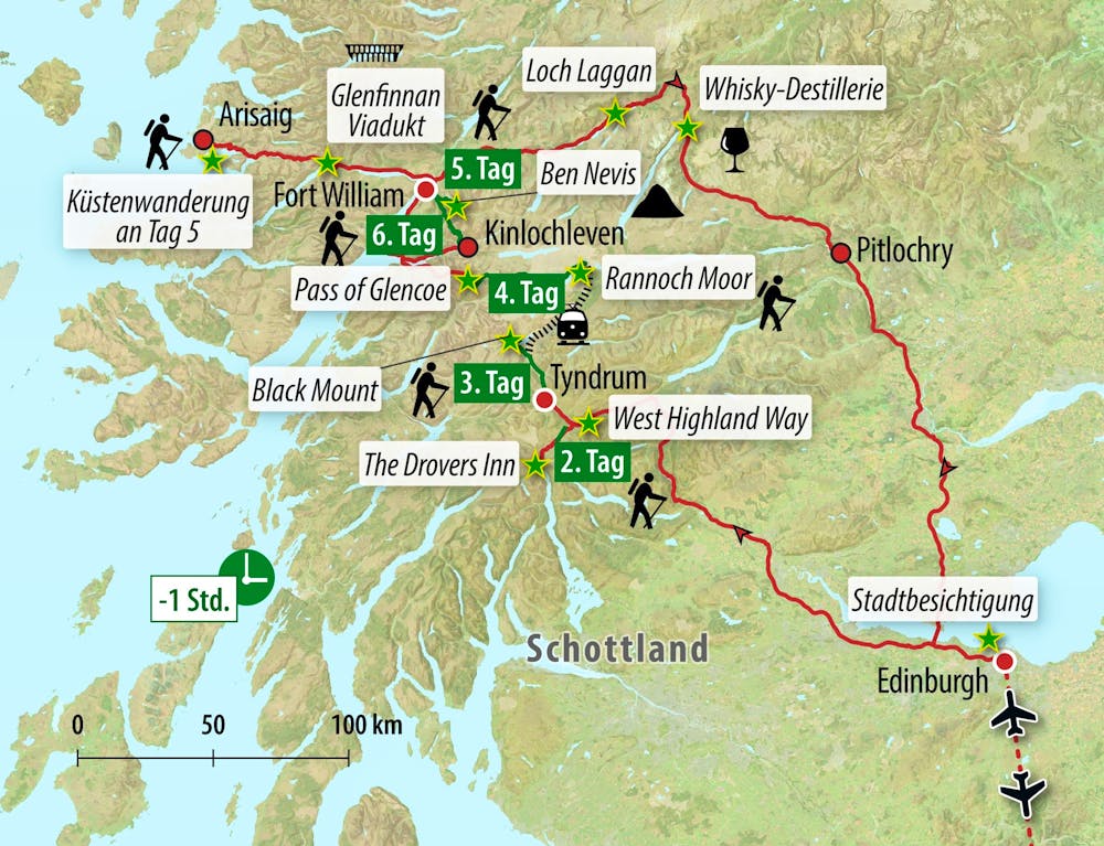 Ihre Reiseroute &ndash; &copy; Eberhardt TRAVEL