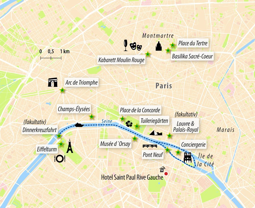 Ihre Reiseroute &ndash; &copy; Eberhardt TRAVEL