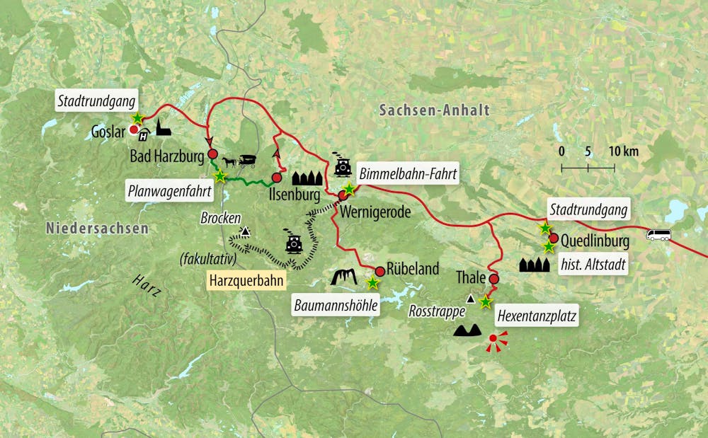 Ihre Reiseroute &ndash; &copy; Eberhardt TRAVEL
