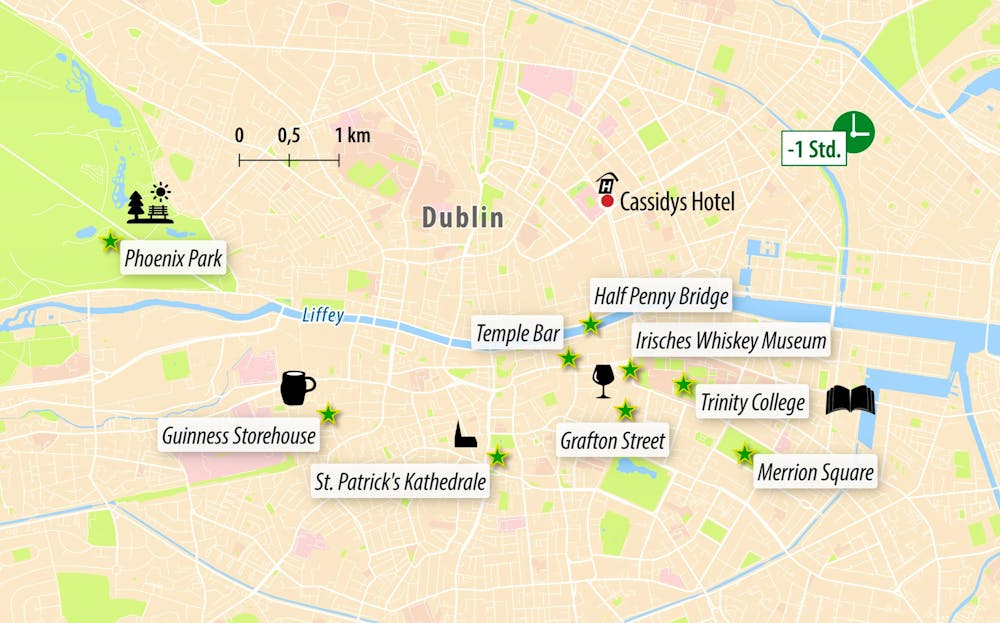 Ihre Reiseroute &ndash; &copy; Eberhardt TRAVEL