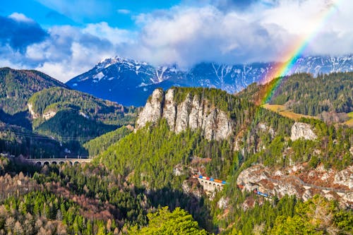 Semmering-Bahnstrecke in Niederösterreich - UNESCO-Welterbe &ndash; &copy; Rechitan Sorin - stock.adobe.com