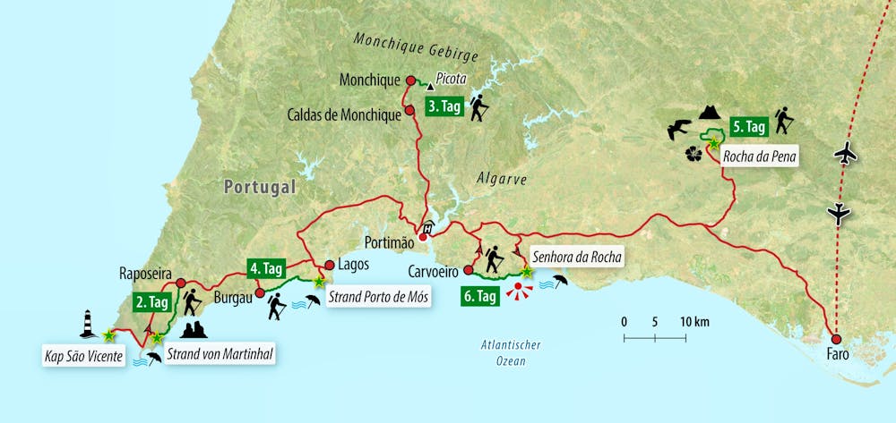 Ihre Reiseroute &ndash; &copy; Eberhardt TRAVEL