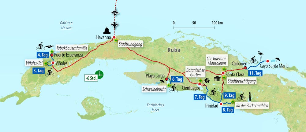 Ihre Reiseroute &ndash; &copy; Eberhardt TRAVEL