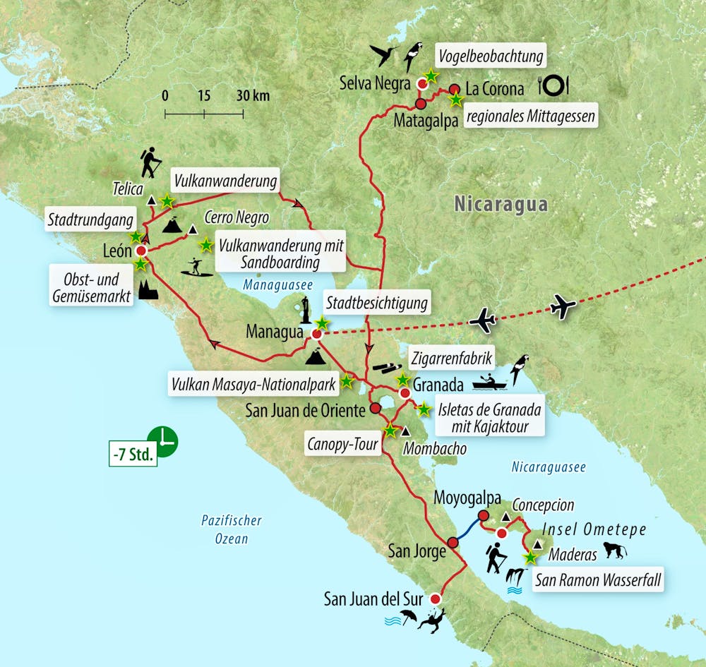 Ihre Reiseroute &ndash; &copy; Eberhardt TRAVEL