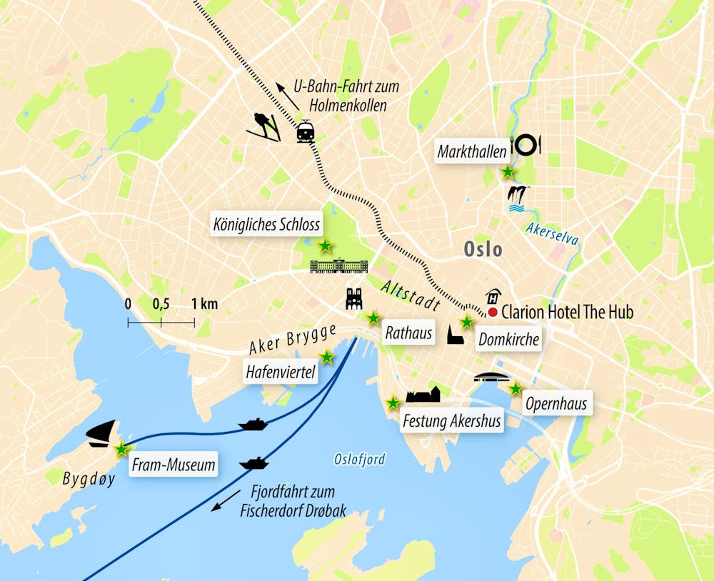 Ihre Reiseroute &ndash; &copy; Eberhardt TRAVEL