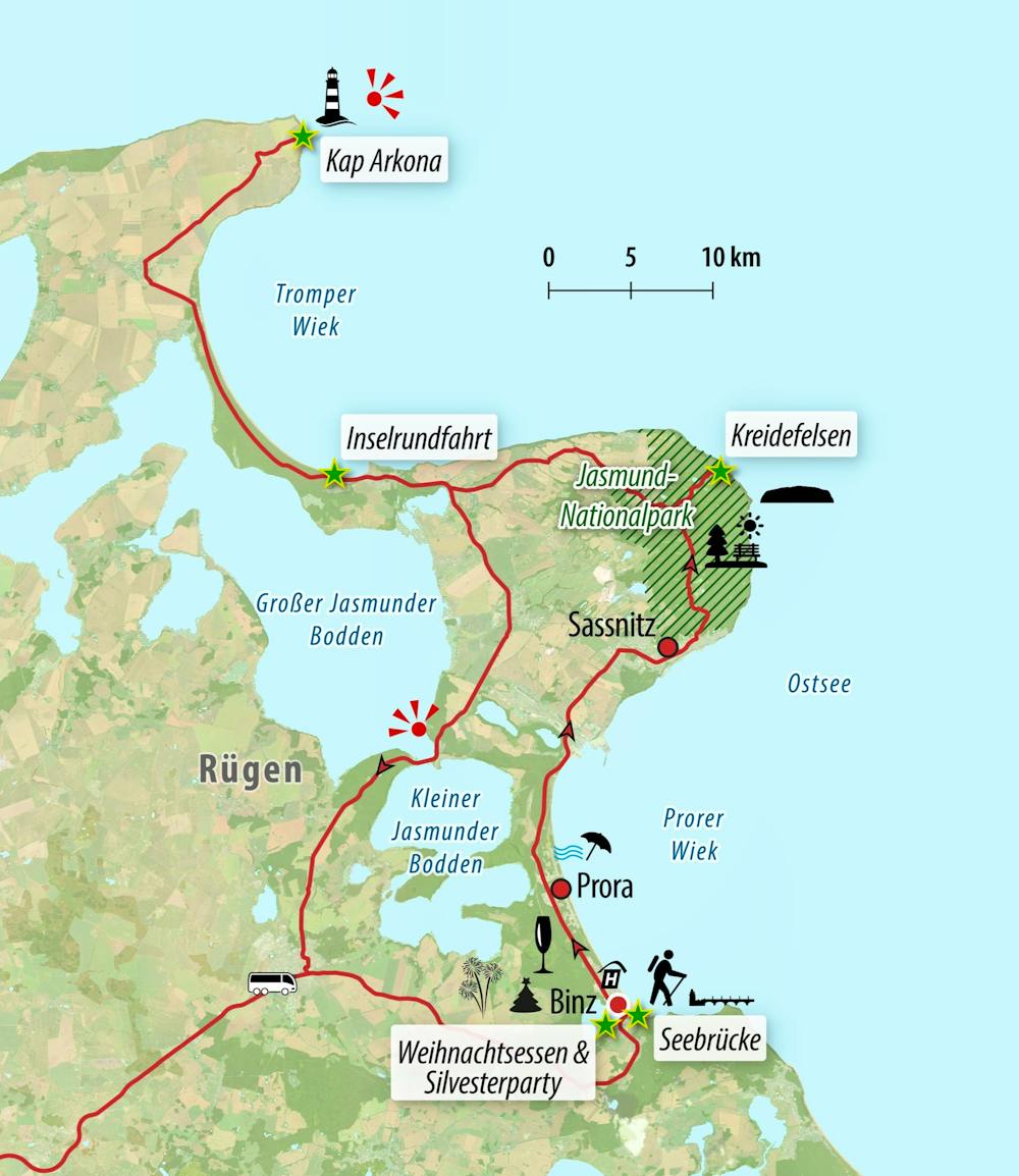 Ihre Reiseroute &ndash; &copy; Eberhardt TRAVEL