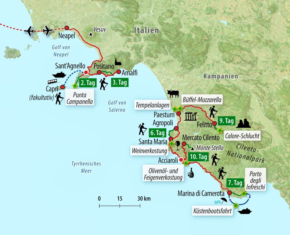 Ihre Reiseroute &ndash; &copy; Eberhardt TRAVEL