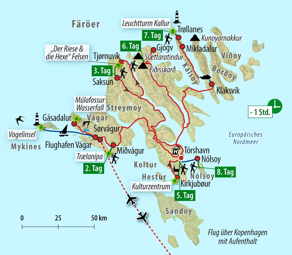 Ihre Reiseroute &ndash; &copy; Eberhardt TRAVEL
