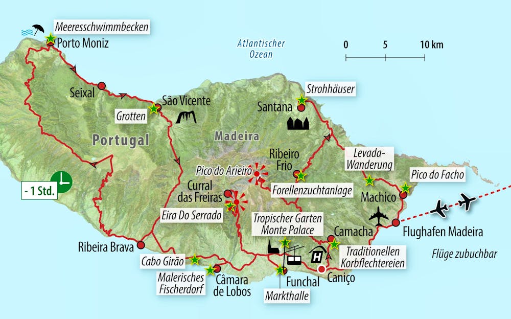 Ihre Reiseroute &ndash; &copy; Eberhardt TRAVEL