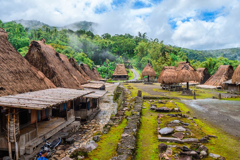 Traditionelles Dorf auf der Insel Flores - Indonesien - &copy;jon_chica - stock.adobe.com