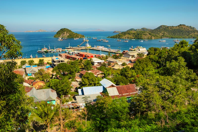 Labuan Bajo an der Westküste der Insel Flores - &copy;Gebi - stock.adobe.com