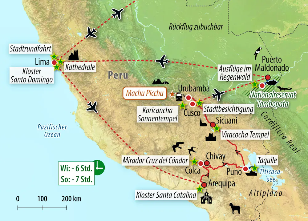 Ihre Reiseroute &ndash; &copy; Eberhardt TRAVEL