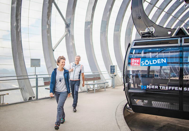 Auffahrt mit der Gaislachkogl-Bahn - &copy;Ötztal Tourismus - Manuel Kottersteger
