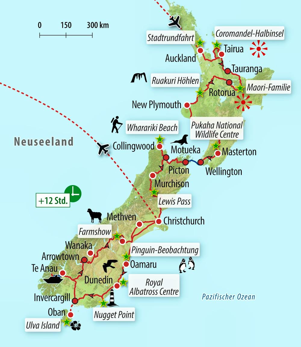 Ihre Reiseroute &ndash; &copy; Eberhardt TRAVEL