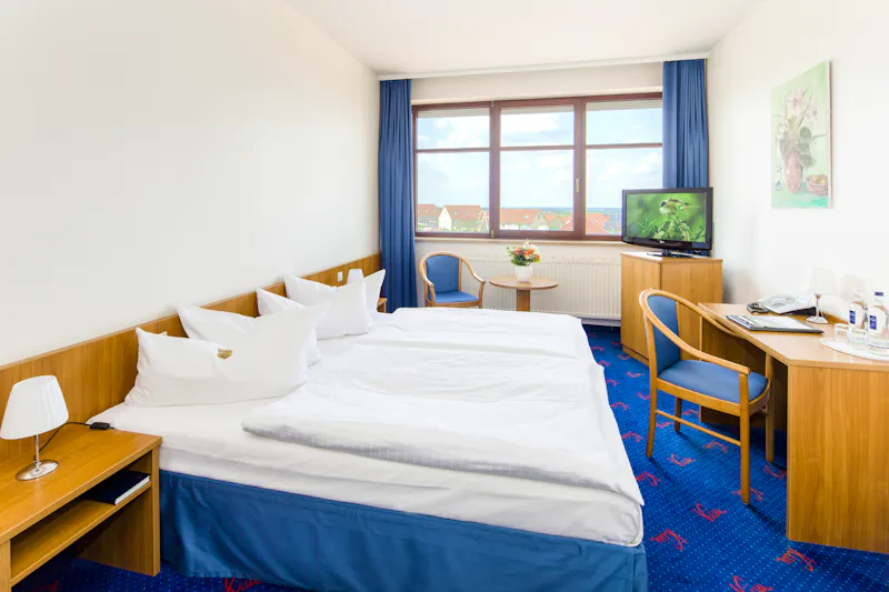 Doppelzimmer des Kim Hotel Dresden &ndash; &copy;Jan Gutzeit