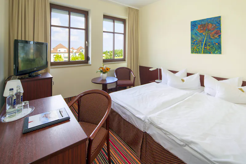 Doppelzimmer des Kim Hotel Dresden &ndash; &copy;Jan Gutzeit