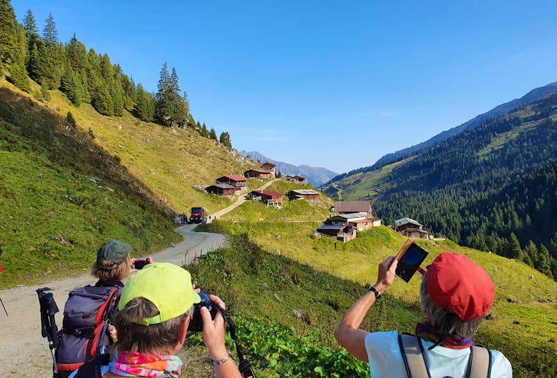 Pfundsalm oberhalb von Hochfügen - &copy;Ria Heilmann - Eberhardt TRAVEL