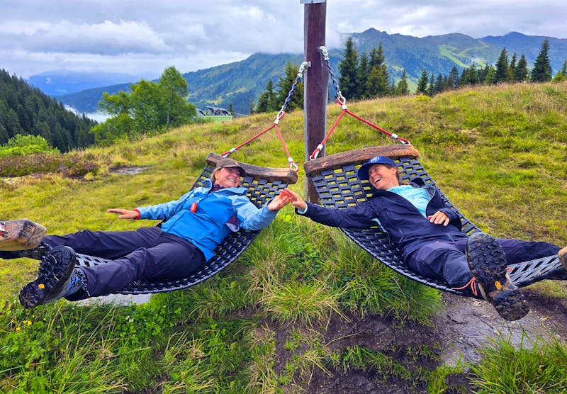 Reisebegleitung und Bergführerin am Loassattel - &copy;Katrin Jähne - Eberhardt TRAVEL