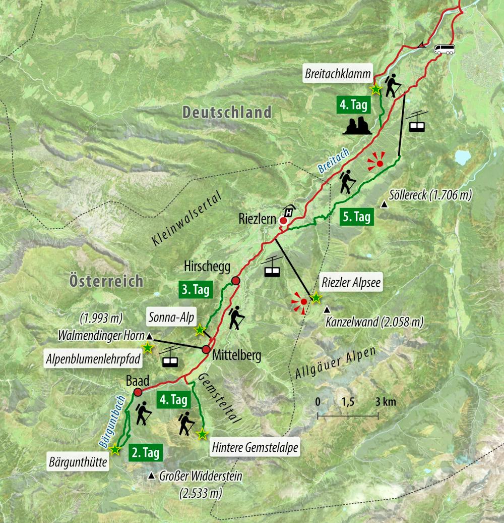 Ihre Reiseroute &ndash; &copy; Eberhardt TRAVEL