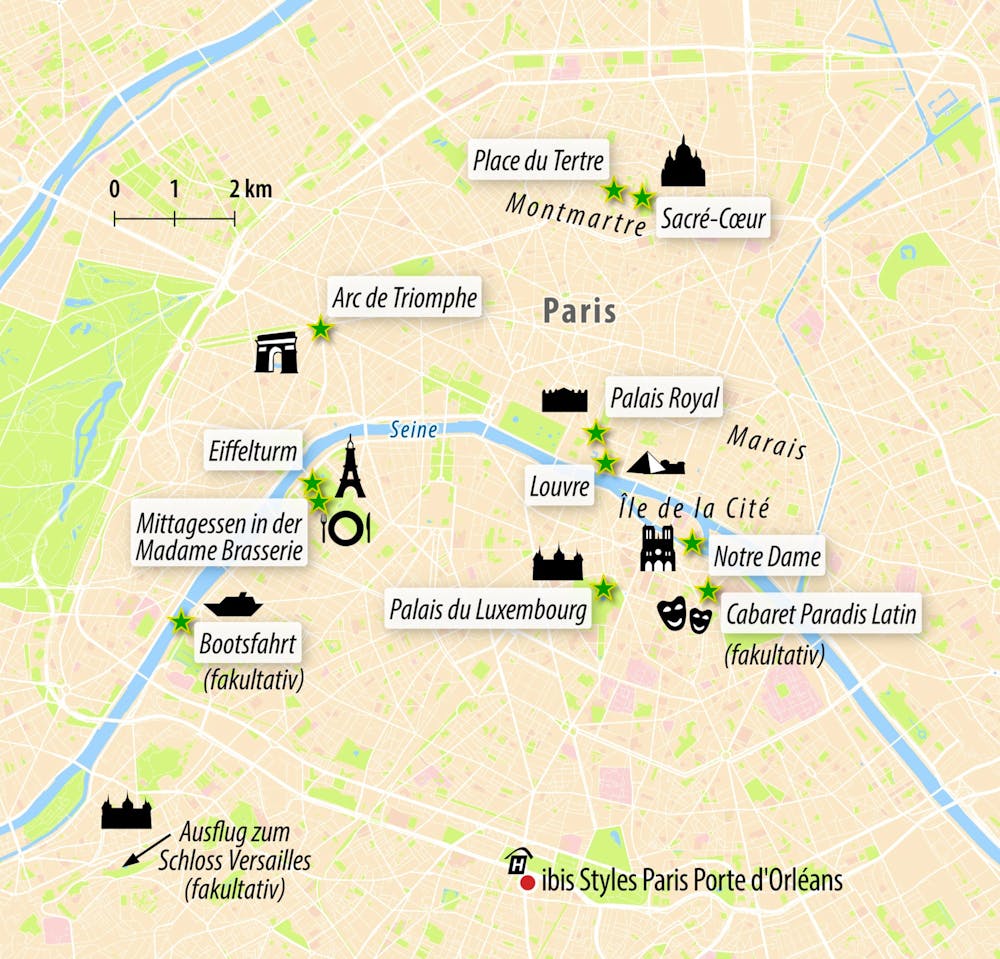 Ihre Reiseroute &ndash; &copy; Eberhardt TRAVEL