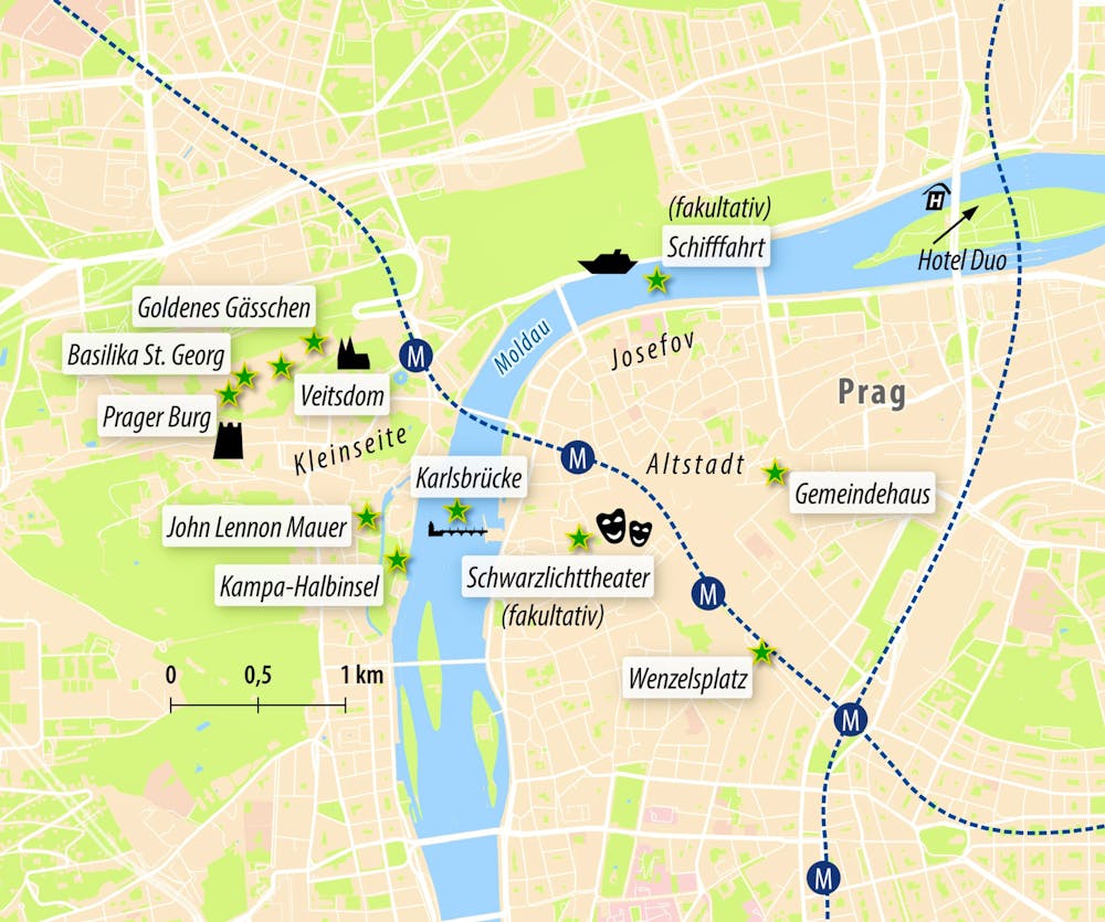 Ihre Reiseroute &ndash; &copy; Eberhardt TRAVEL