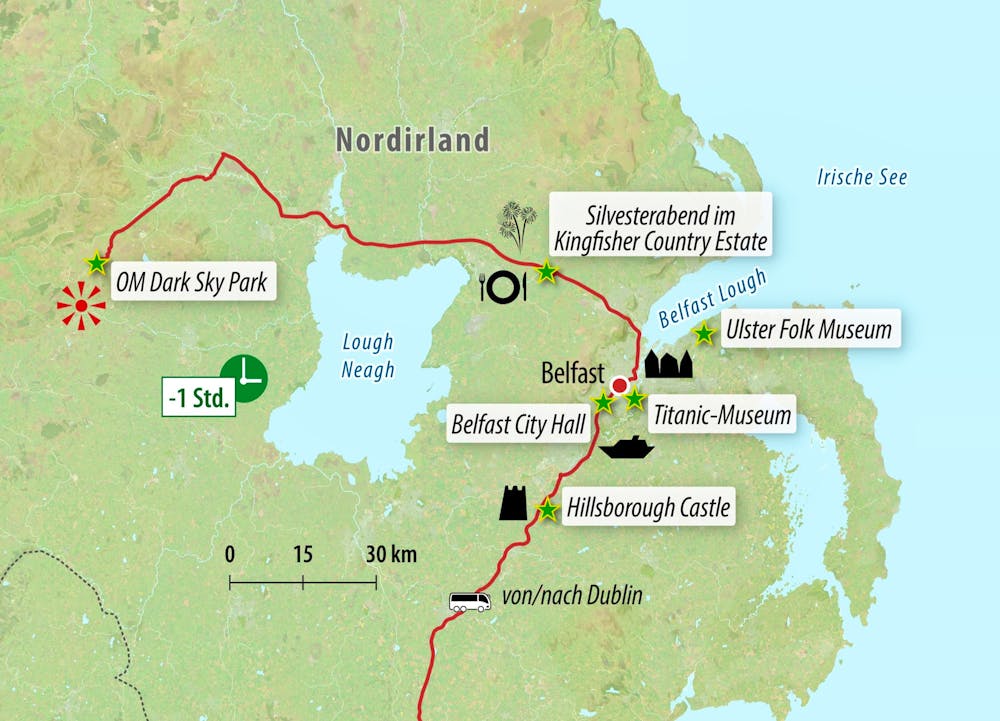 Ihre Reiseroute &ndash; &copy; Eberhardt TRAVEL