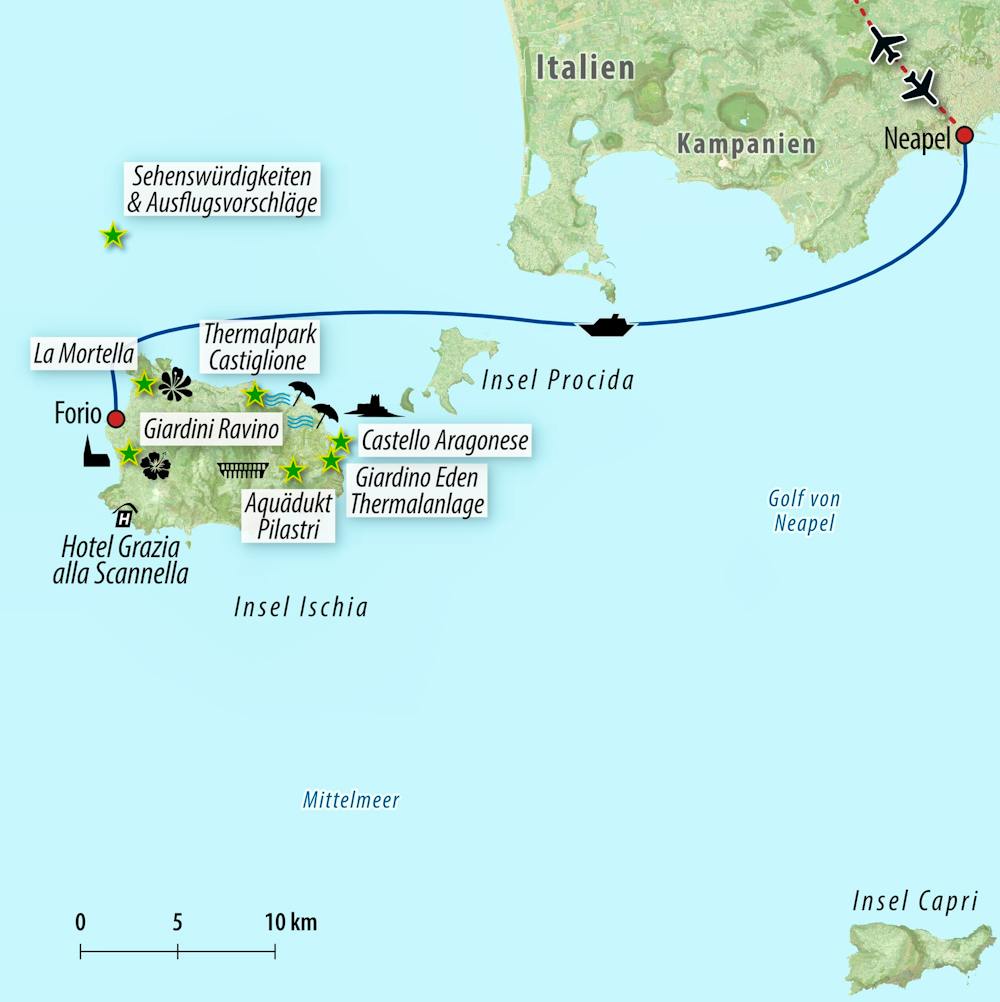 Ihre Reiseroute &ndash; &copy; Eberhardt TRAVEL