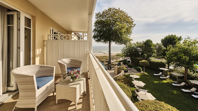 Blick vom Balkon im aja Strandhotel Bansin &ndash; &copy;aja Strandhotel Bansin